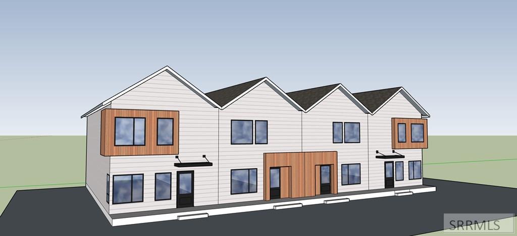 Possible 4 townhomes design