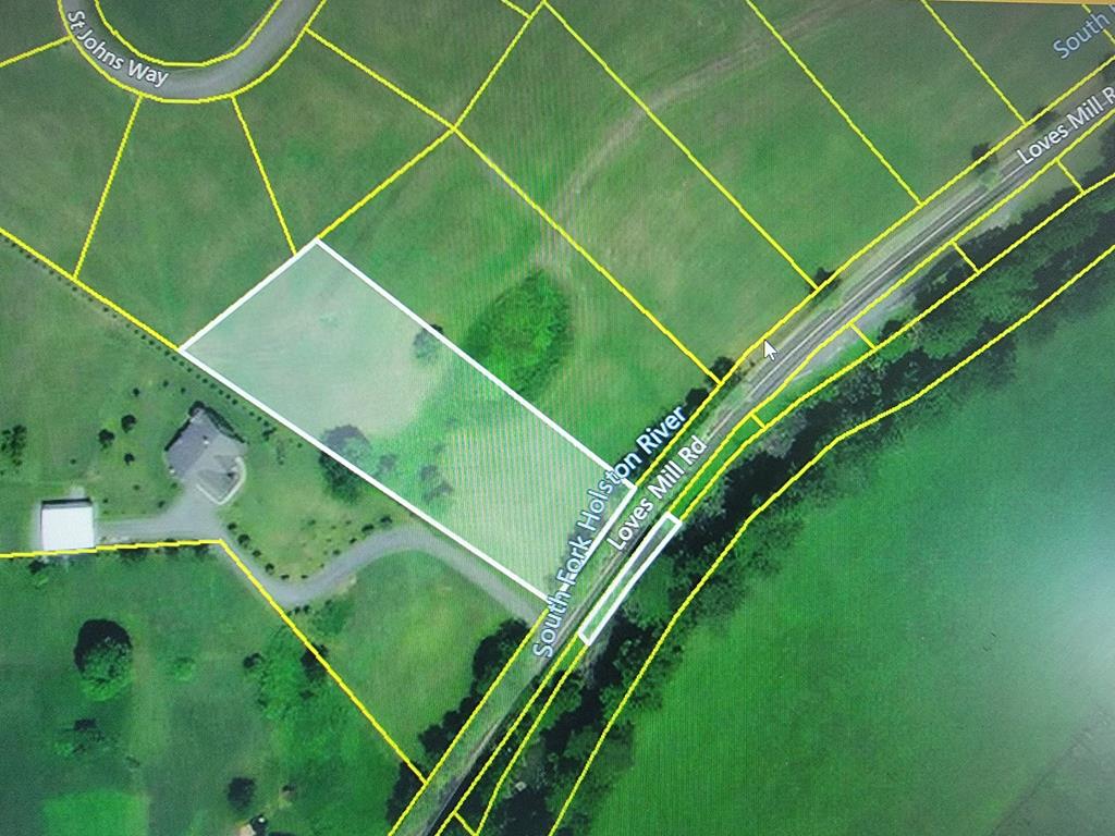 Beautiful home site in Smyth County's prestigious St. John's Crossing with newly built homes. Come build your dream home here!  These quiet lots are out in the country but are only minutes from Interstate 81. This lot is divided by the road and continues across the road on the river with river frontage and access. St. John's Crossing has underground utilities and pastoral views of the mountains. These lots are located minutes from the base of the Iron Mountain, leading up into Whitetop, Mount Rogers and The Grayson Highlands Park Area, where bountiful fishing, hunting, hiking trails, camping and biking are year around treasures.