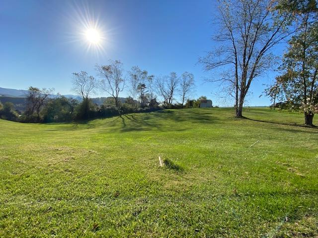 Nice building lots with a beautiful view.  This property lays well and has public water available. Located just minutes off I-81 and convenient to town and shopping but a country setting.  Put your dream home here.