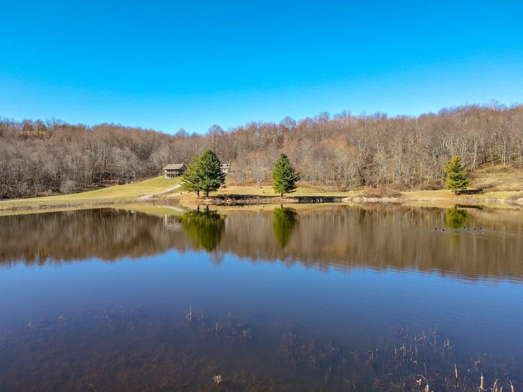 This 2.39 acres is gently sloped, and would not be difficult to put a driveway in and build your dream home. The main attraction here is the deeded access you have to the private lake, which is over 9 acres in size. The pond also has a picnic shelter available for lot owners. The location is just 5 miles to the grocery store in Independence, and conveniently located to hiking trails, trout fishing, and state and national parks. There are equestrian trails around also. You have the perfect location for the avid outdoors person. This acreage consists of two lots. You are just 30 minutes to Galax, and 40 minutes to Wytheville. You are also just an hour and a half to Winston Salem, NC. This is a nice opportunity to get in cheap before the area's growth increases the values of property! Road and common area maintenance fees are just $200 per year. Very gentle covenants and restrictions.